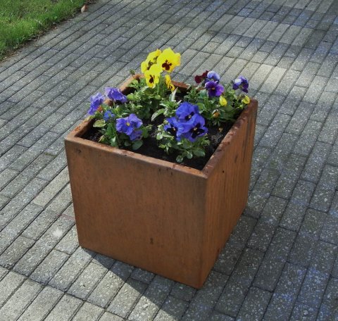 Corten stalen plantenbak