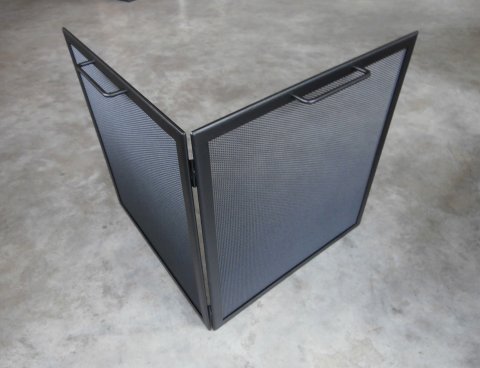 Scharnierend hoekscherm met handvatten